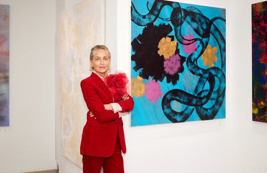 Sharon Stone Welcomes You to Her Garden of Artwork