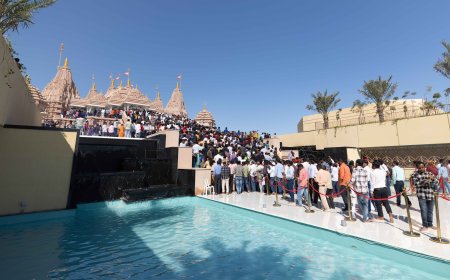 BAPS Mandir Draws 65K visitors on First Public Sunday