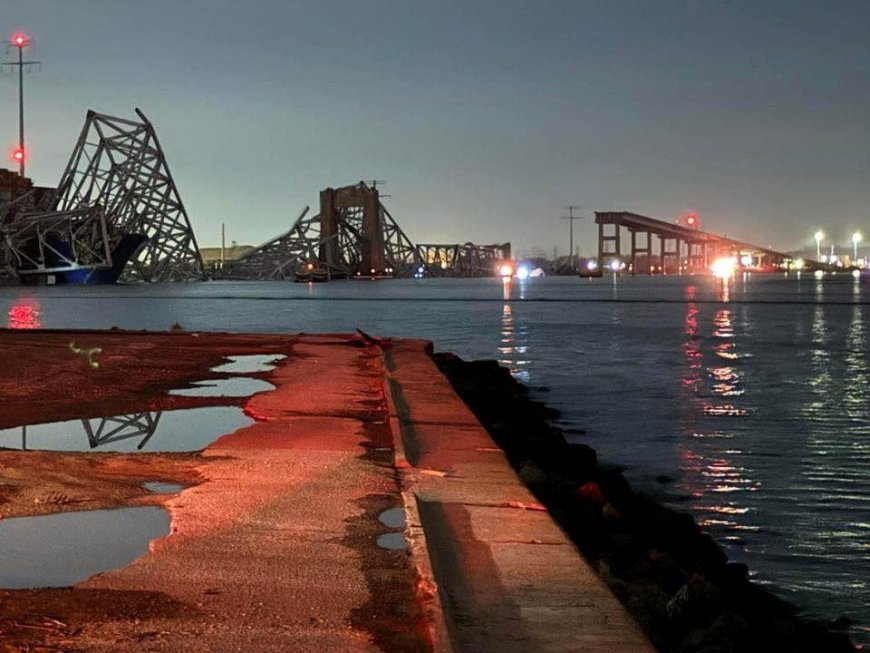 Major Bridge in Baltimore, U.S.A. Collapses