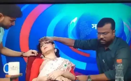 As India’s Heat Soars, News Anchor Faints on Live TV