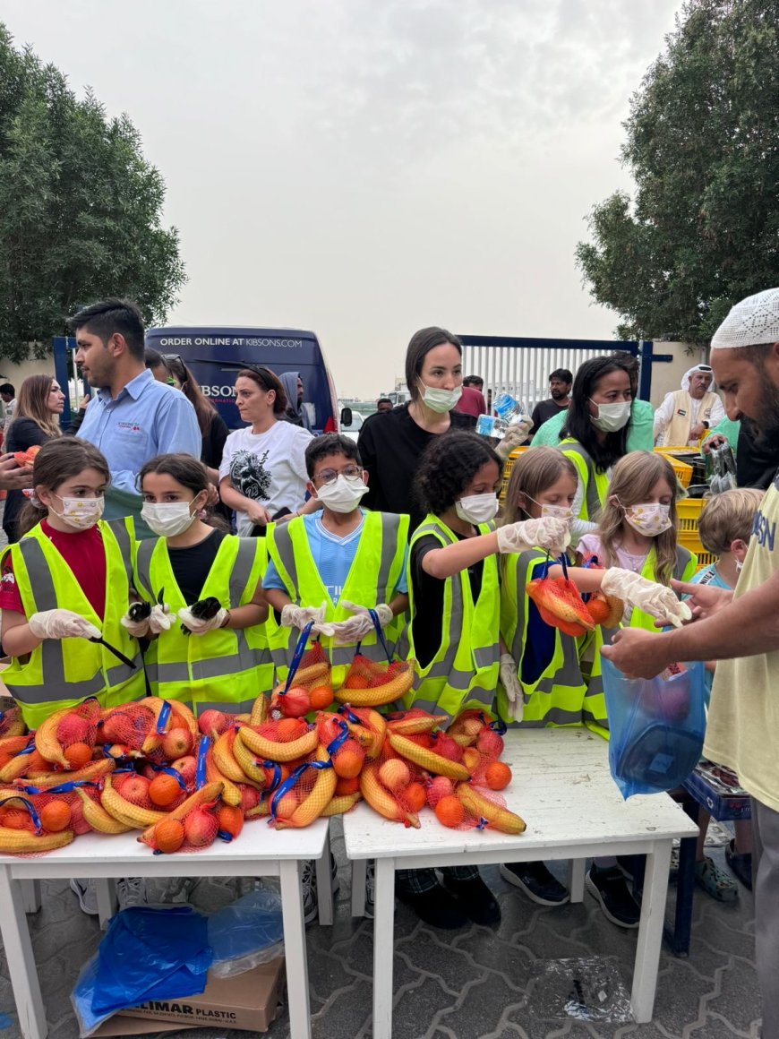 Swiss International School and Kibsons Deliver Iftar to Workers