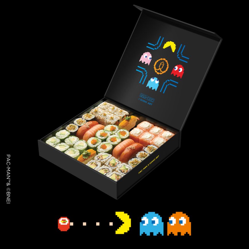Bite into Nostalgia with Sushi Art X Pac-Man Limited-Edition Collaboration