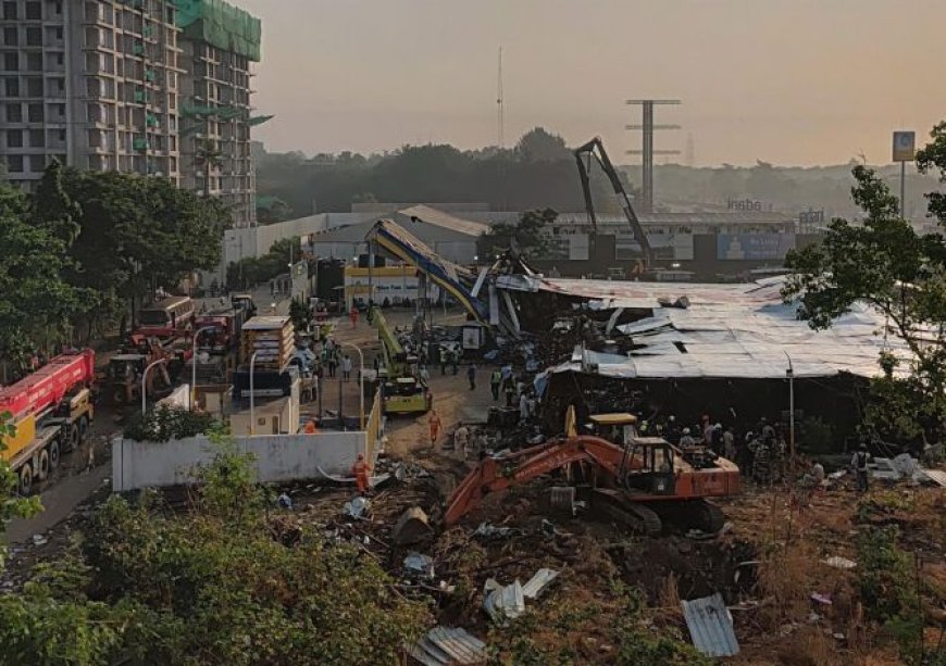 Mumbai Storm Triggers Fatal Hoarding Collapse, Death and Destruction