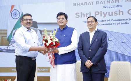Piyush Goyal Commends Bharat Ratnam - Mega CFC's world-class status, enhancing the Aatmanirbhar Bharat vision