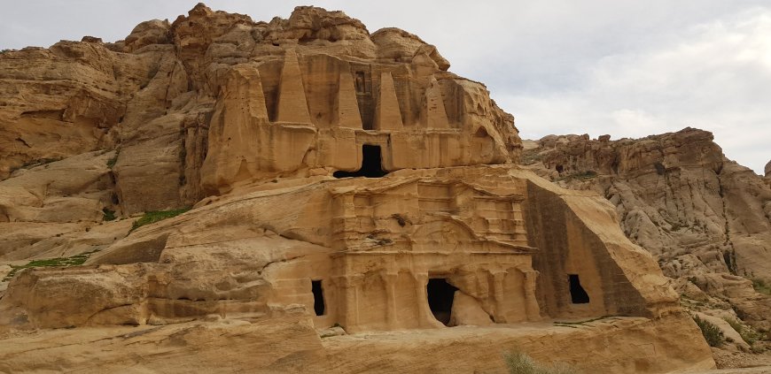 The ancient structures of Petra