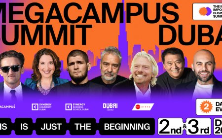 Mark Your Calendars for the Record-Breaking Megacampus Summit Dubai 2024: Richard Branson, Robert Kiyosaki and Randi Zuckerberg to Headline at the World’s Largest Business Summit