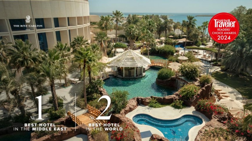 The Ritz-Carlton, Doha recognised with Condé Nast Traveler's 2024 Readers' Choice Award #1 Hotel in the Middle East for the Second Straight Year and #2 in the World