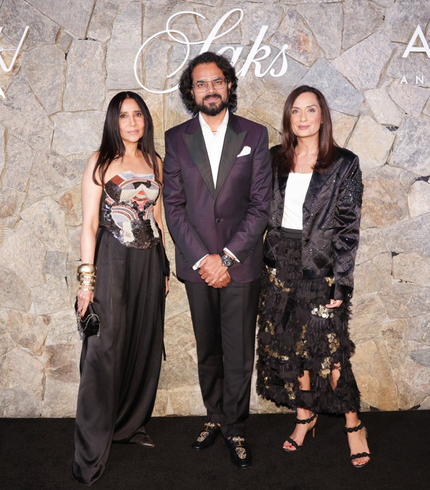 Saks Celebrates Launch of AFEW Rahul Mishra and AK|OK Anamika Khanna