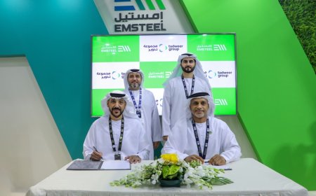 Tadweer Group and EMSTEEL Group to explore use of alternative fuels and raw materials in creating sustainable building materials