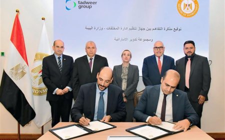 Tadweer Group partners with Egyptian Ministry of Environment to explore investment and partnership opportunities
