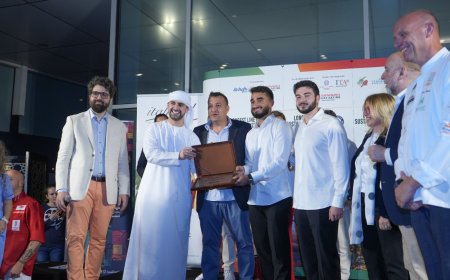 UAE Enters Guinness World Record with the Longest Line of Sustainable Pizzas
