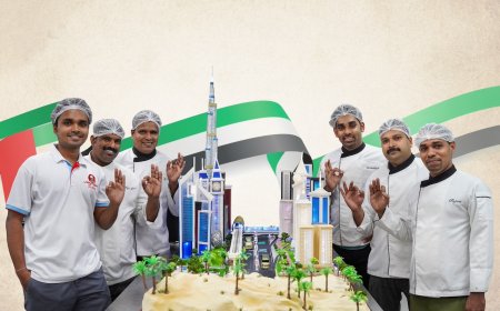 Mister Baker Curates a 53kg Tribute Cake for UAE’s 53rd National Day