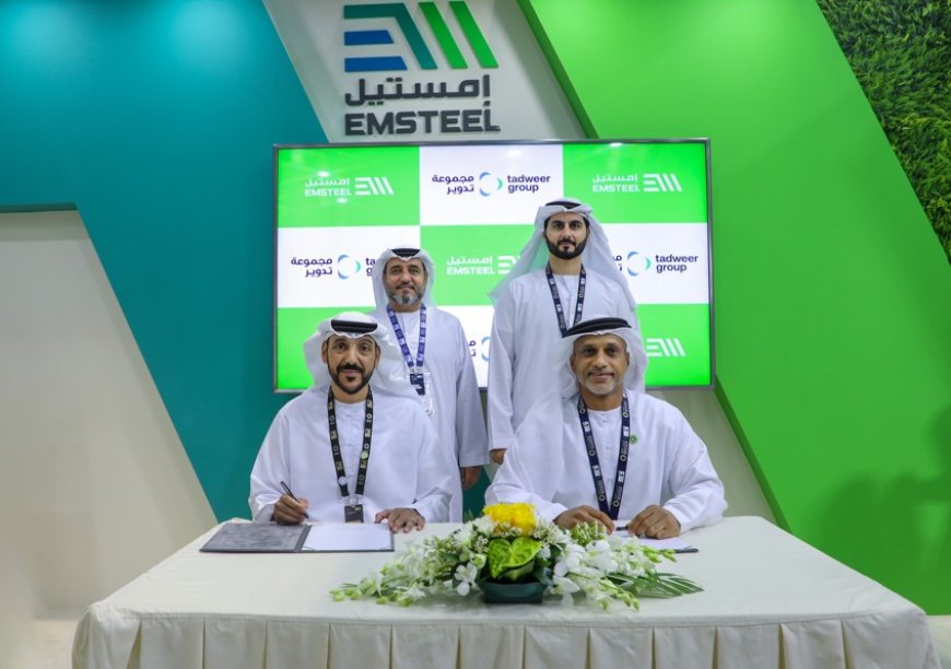 Tadweer Group and EMSTEEL Group to explore use of alternative fuels and raw materials in creating sustainable building materials