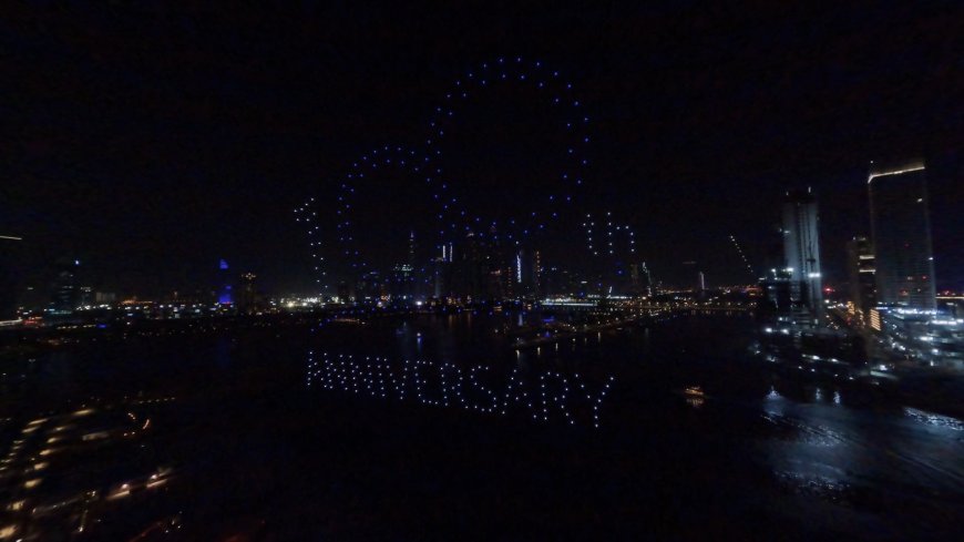 Dubai sky lights up with drone show celebrating 100 Years of Daikin