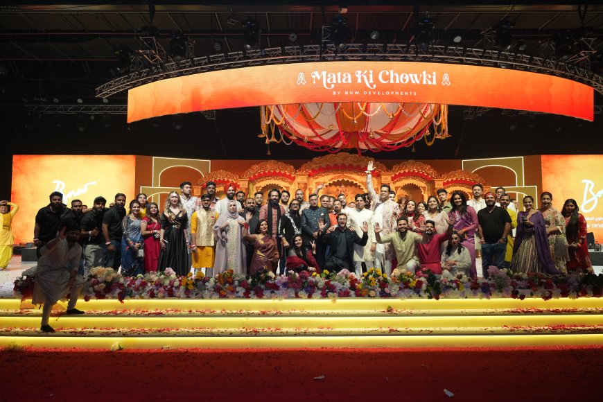 BNW Developments Hosts a Grand Mata Ki Chowki in Dubai, Welcoming Over 5,000 Devotees