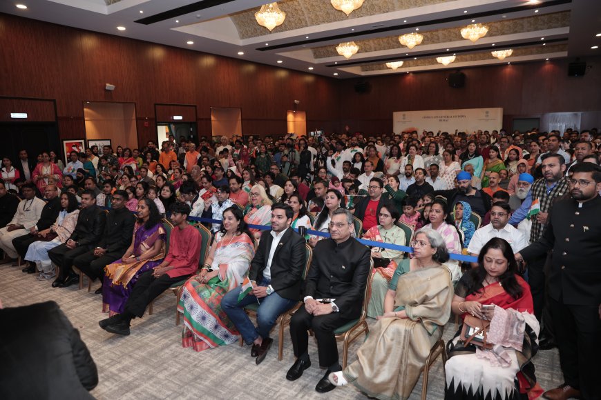 The distinguished audience at the 75th Repubic Day at CGI in Dubai