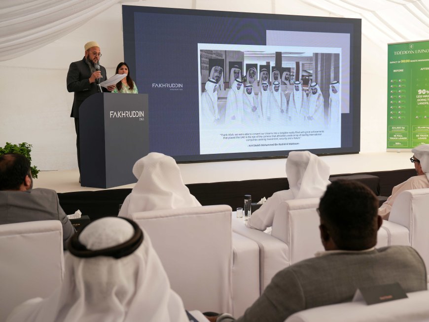 Fakhruddin Properties Launches Dubai’s First In-Building Waste Management System that Diverts 90% Waste Away from Landfills