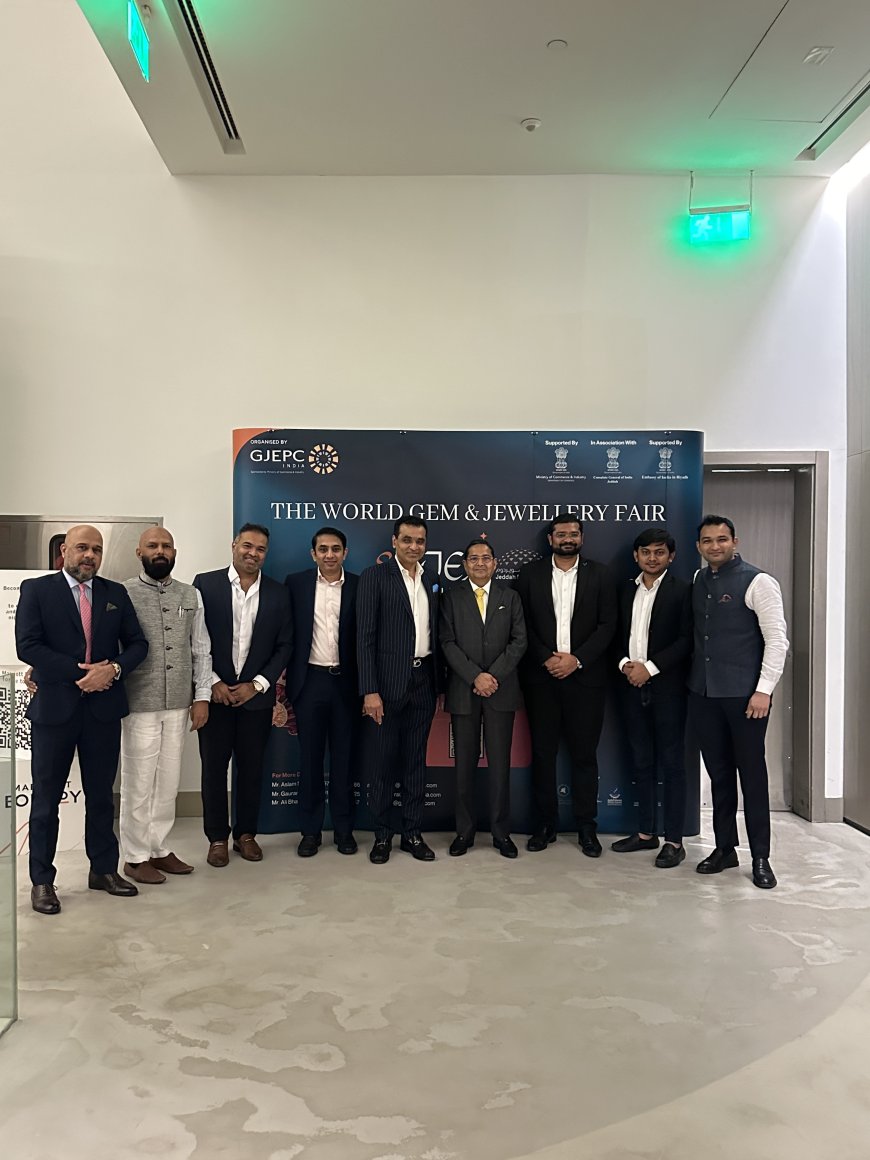 Team GJPEC with manufacturer delegation from India to Saudi Arabia
