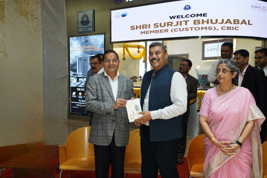 Exporters can now hand-carry jewellery as GJEPC Initiated Facilitation Centre Opens at Mumbai Airport