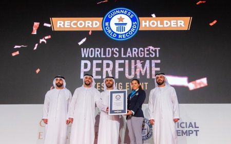 Emirates Pride Perfumes Achieves Guinness World Record for the Largest Perfume Testing Event