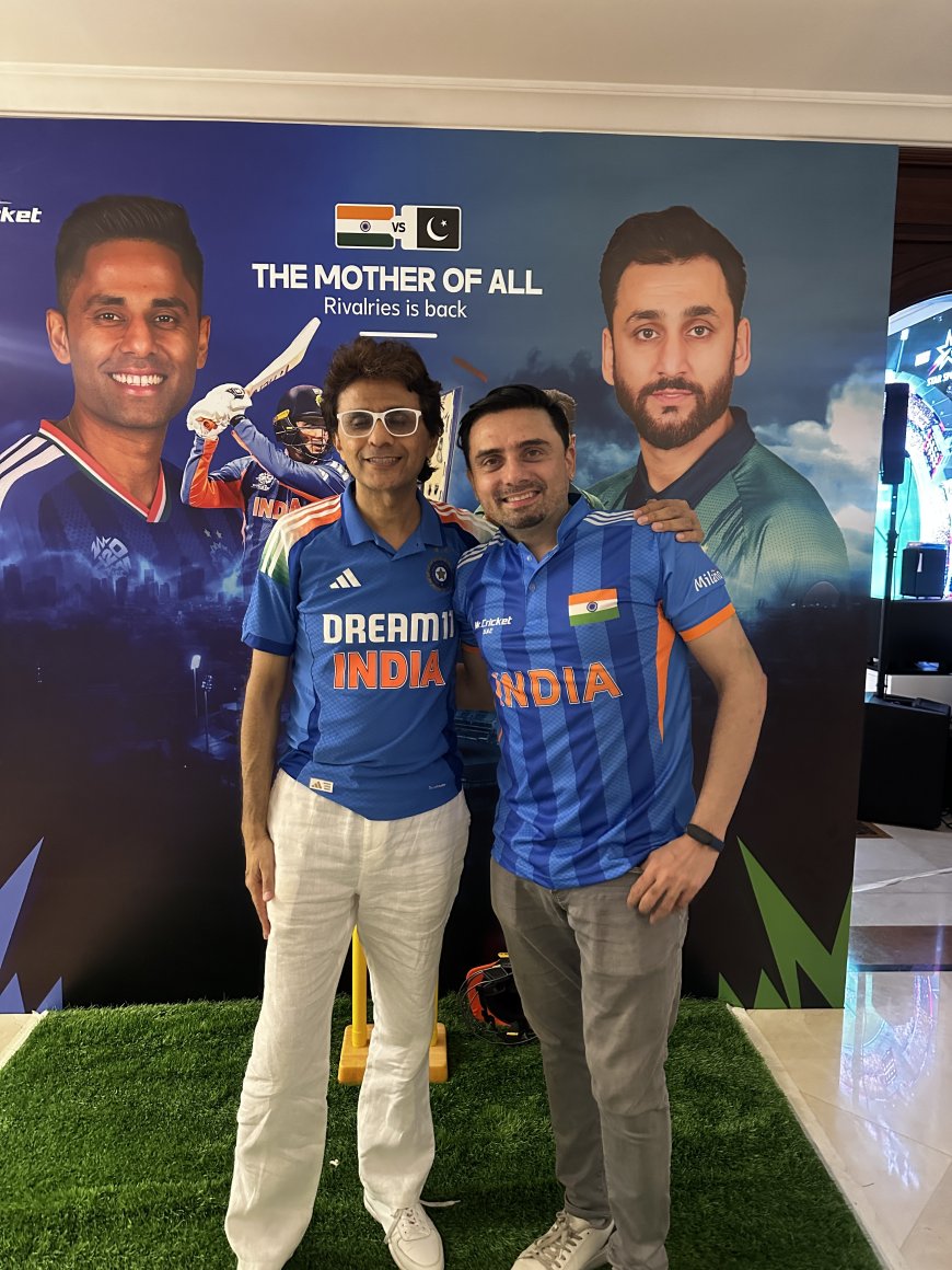 India v/s Pakistan: Danube's Anis Sajan brings stadium level T20 Carnival to Dubai with the Ultimate Watch Party at his Villa