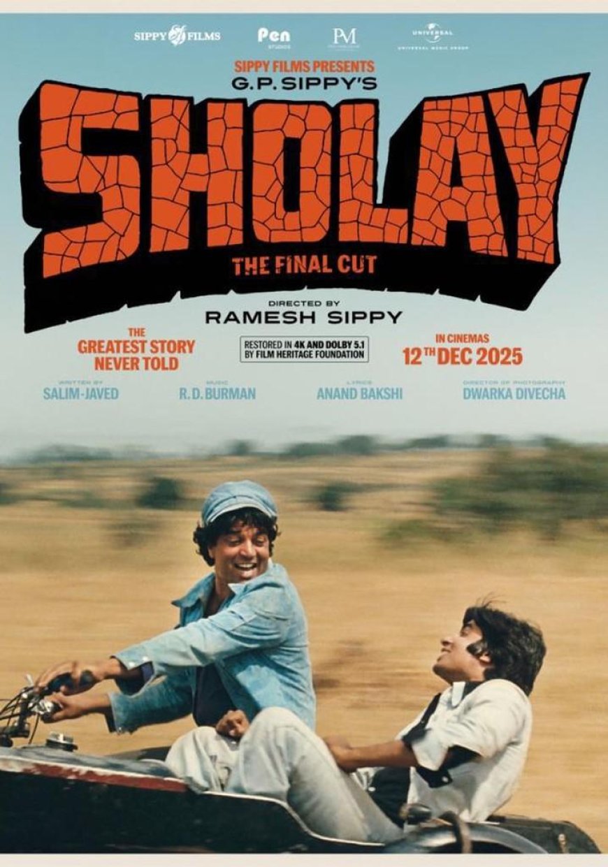 You haven't seen Sholay like this before: 4K Restoration and live orchestra set for London Premiere