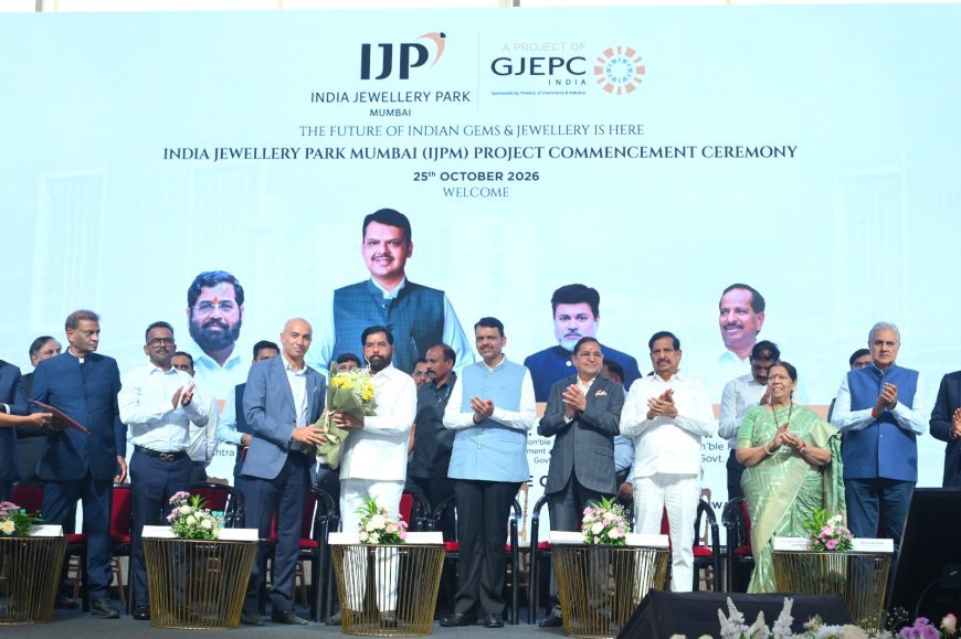 GJEPC Launches Construction of India Jewellery Park Mumbai in Navi Mumbai